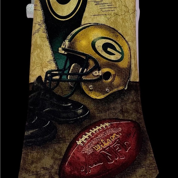 Green Bay Packers Silk Neck Tie - Picture 2 of 6